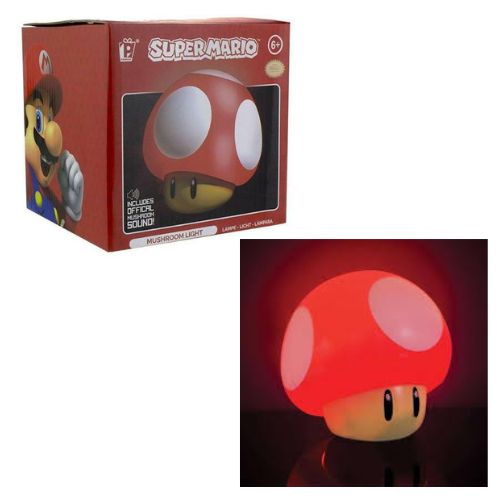 PALADONE – SUPER MARIO Mushroom Lampada  cm (In box cm)…x6..X12